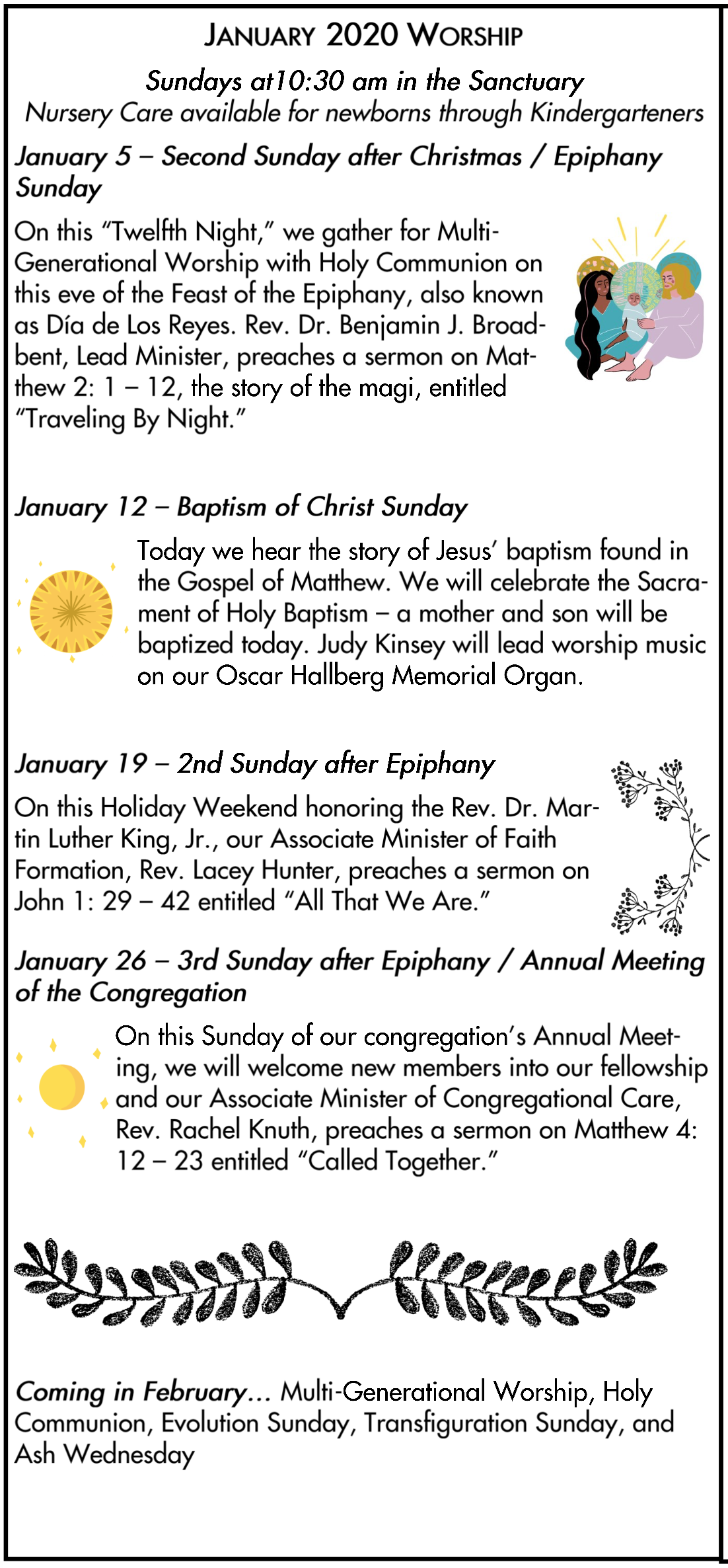January Worship